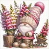 (US Local)Gnome - 9CT Partial Beaded Cross Stitch Kit(40x39cm)