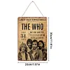 The who - Enseignes en bois(20*30cm/30*40cm)