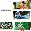 Hand Draw English you Customize Art Bag For women Handbags Designer Shoulder Bag 100% Genuine Leather Unique personality Fashion