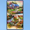 (US Local)Countryside - Flower Special Shaped Diamond Painting Kit(85*45cm)