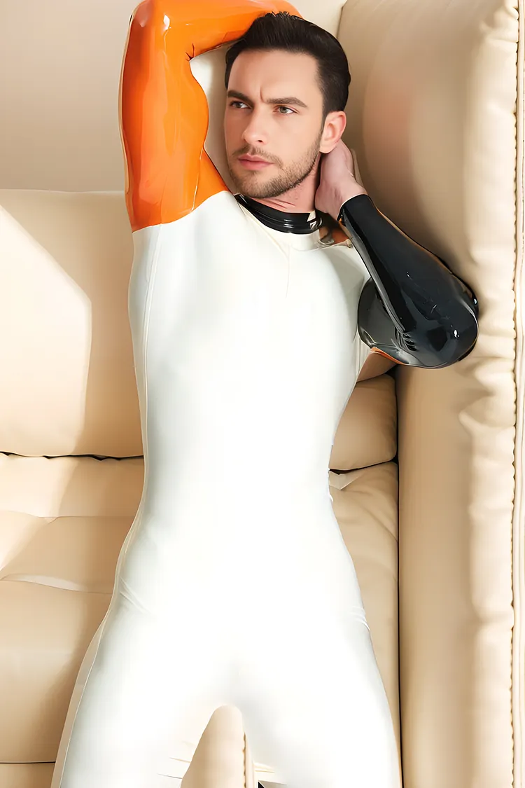 Men Latex Catsuits 69 Sports Toned