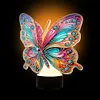 DIY 5D Diamond Painting Acrylic Butterfly  Night Light Lamp Home Decoration Ornament Gift Kit