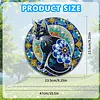 Diamond Painting Acrylic Single-Sided Drill Cat Pendant Window Hanging Ornament
