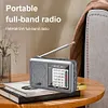 Portable Radio with Rechargeable Battery & Earphone FM AM SW Radio Pocket Radio
