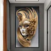 Mask-11CT Stamped Cross Stitch 40*70cm (Big Size)