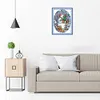 (Winter) (Counted/Stamped) 11CT/14CT Snowman Friends  - Cross Stitch  22*18cm/8.66*7.09in(Brand)