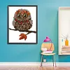 14CT Owl - Stamped Cross Stitch 19*22cm/7.48*8.66in(Brand)