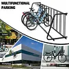 [US Local Warehouse] Commercial Grid Bike Rack Dual Sided Bike Storage Stand 10 Holders for Garage