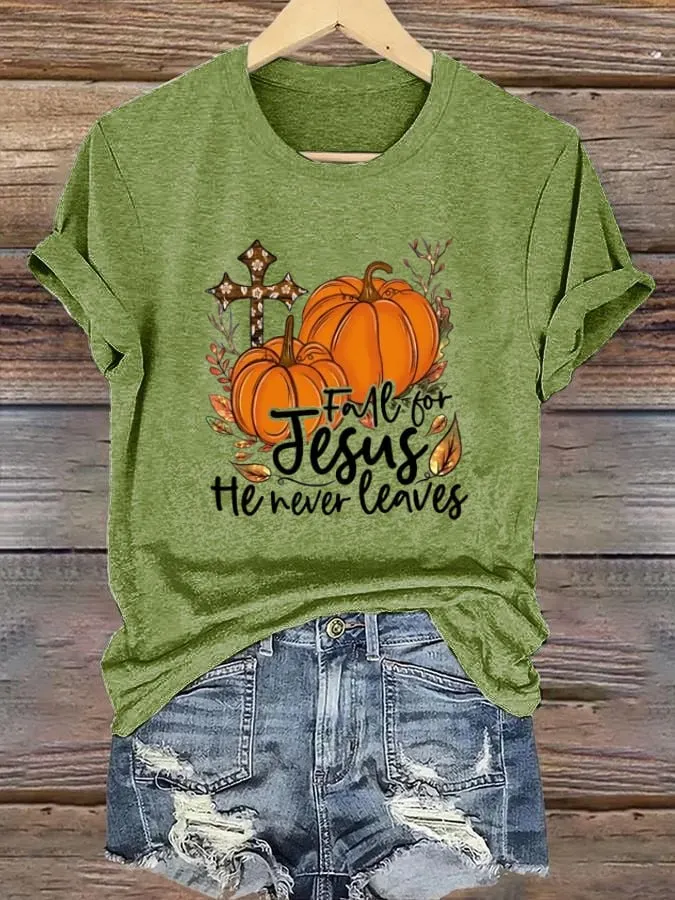 Women's Autumn Season Printed Casual T-shirt 