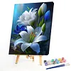 (Big Size)Blue Flowers-Paint by Numbers Acrylic Painting 40*60CM(HOT)