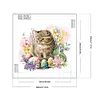 >SALE<DIY Partial Special Shaped Drill Diamond Painting Cat in The Nest 30x30cm