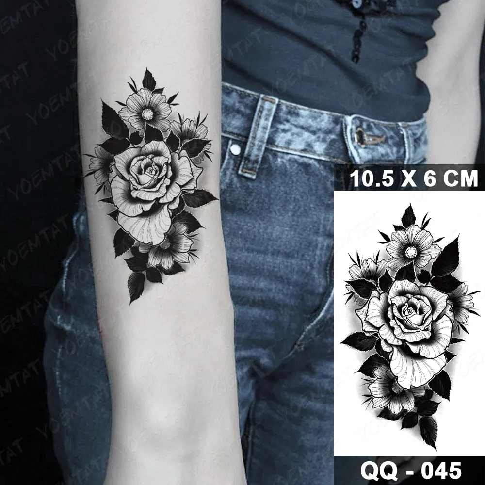 Waterproof Temporary Tattoo Sticker Moon Star Universe Cloud Flash Tatoo Cute Lines Hand Wrist Fake Tatto For Body Art Women Men
