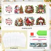 6PCS Diamond Painting Christmas Greeting Cards Congratulations Cards