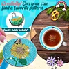 8pcs Diamond Painting Drink Coasters Cup Coasters for Adults Kids
