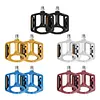 Double DU Bicycle Pedal Waterproof Alloy Pedal Anti-Slip Widened Nail Pedal