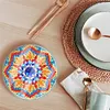 6Pcs/set Diamond Painting Mandala Water Proof Coaster Cup Cushion