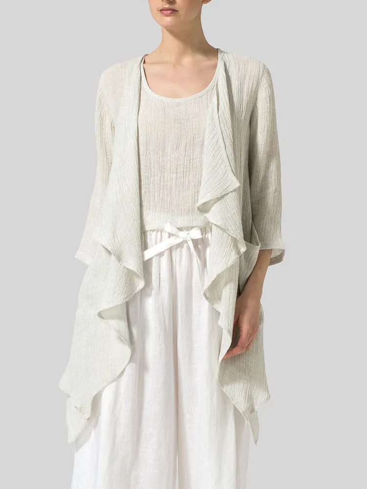 Womens Waterfall Swing Cardigan
