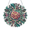 Diamond Painting Mandala Hanging Clock Pendant Kit for Decoration