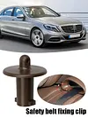 Car Rear Seat Belt Guide Fixing Tie Buckle for S-Class W222 (Brown)