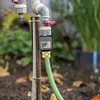 Digital Water Flow Meter IPX5 Waterproof Brass Inlet Outlet Flow Rate Test Meter