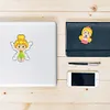 >SALE<8pcs Diamond Mosaic Cartoon Princess Stickers Funny  Adhesive Decals