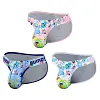 Briefs High Cross Men's Triangle Bikini Sexy Low Rise Graffiti Print Underwear