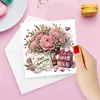6Pcs Birthday Wishes Diamond Painting Greeting Card for Adults Beginners