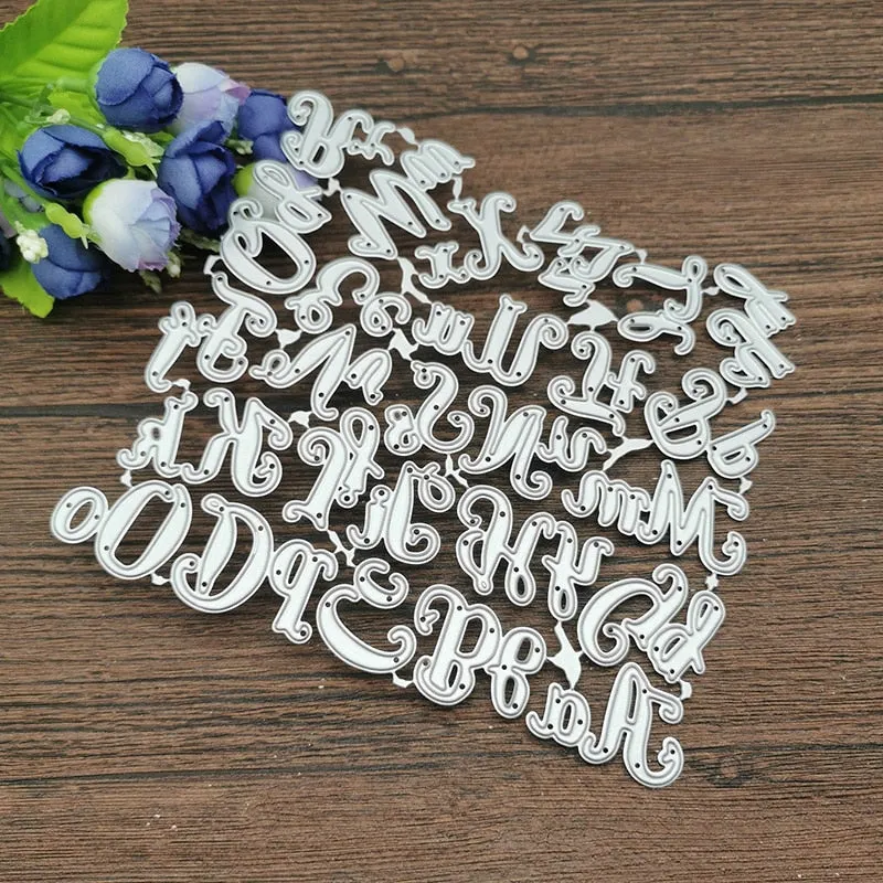 Alphabet Letter craft Metal Cutting Dies Stencils For DIY Scrapbooking Decorative Embossing Handcraft Die Cutting Template