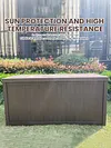 [US Local Warehouse] 2 Pack Shade Sail Poles 10FT Outdoor Sun Shade Poles 2.8in Diameter Heavy Duty Metal Post for Deck Patio Outside Backyard