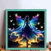 (Stamped/Counted) Fluorescent Butterfly Fairy-11CT Cross Stitch 40*40cm