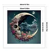 Sukll Moon - 11CT Stamped Cross Stitch 40*40cm