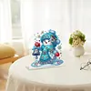 Christmas Acrylic DIY 5D Diamond Art Painting Napkin Holder Set (Snowman)