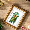 12pcs Flowers-1 5D DIY Square Drill Diamond Painting Kits for Adults Beginners Home Decor Diamonds Paintings Gem Art 5.91x7.09in