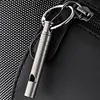 Outdoor Titanium Emergency Whistle EDC Whistle Necklace Pet Training Whistles