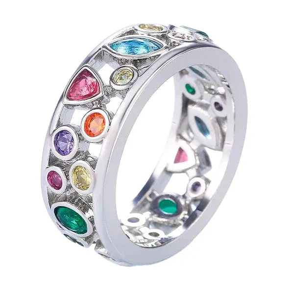 HeathCryt&trade; Crystal-Quartz IONIX Ring