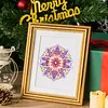 12pcs Mandala 5D DIY Square Drill Diamond Painting Kits for Adults Beginners Home Decor Diamonds Paintings Gem Art 5.91x7.09in