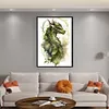 (Big Size)Dragon - 11CT Stamped Cross Stitch - 50*70cm