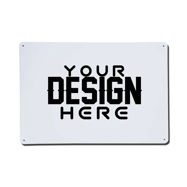 Personalized Design  Wall Decor  Aluminum Sign Full Print