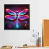 Diamond Painting -DIY Round Drill Colorful Dragonfly(40*40CM)