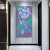 >SALE<5D DIY Diamond Painting Flower Dreamcatcher Kits Full Round Drill Pictures