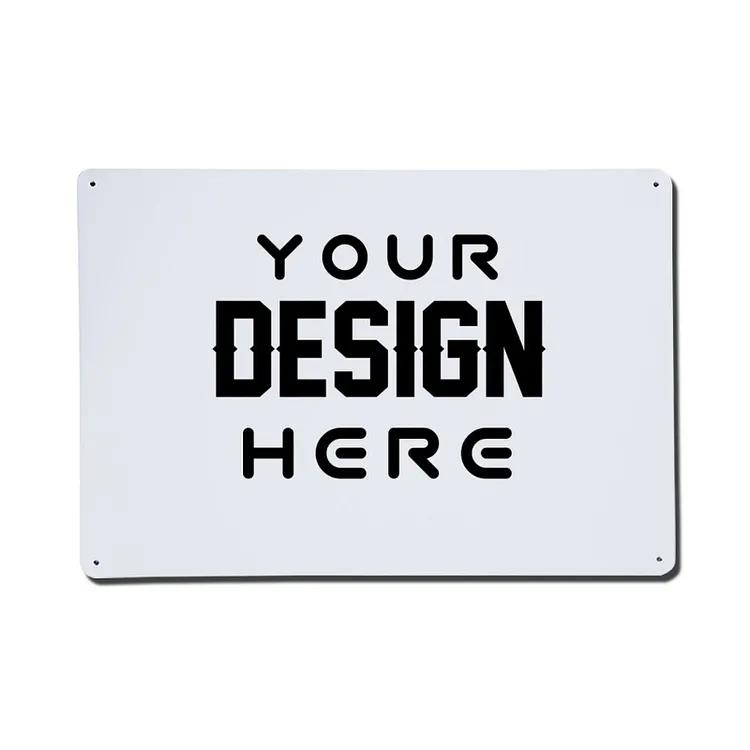 Personalized Design  Wall Decor Aluminum Sign Full Print-Made in USA