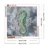 Diamond Painting -DIY Round Drill Emerald Seahorse(40x40cm)