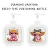 A Set of Two Multifunctional Diamond Painting Reusable Liquid Bottles DIY Special Shaped Drill Craft Kits
