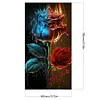 (Big Size)Flame Rose-Paint by Numbers Acrylic Painting 40*70CM