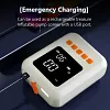 Tire Inflator 120 PSI Portable Air Compressor with LED Light Cordless Bike Pump