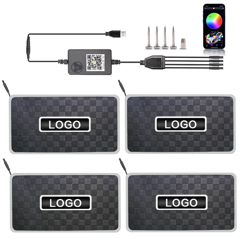 Car Modification LED Colorful Floor Mat