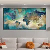 (US Local)Map Abstract-Paint By Numbers Kit(80x40cm)