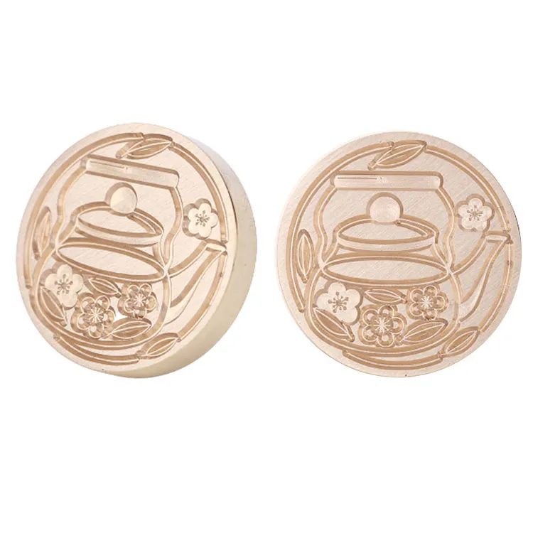 Diy Fire Lacquer Round Sealing Wax Stamp Head 25Mm gbfke