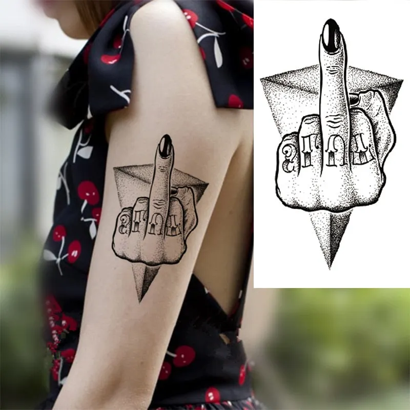 1pcs Sexy Indian Totem Small Full Flower Arm Temporary Waterproof Tattoo Stickers for Women Men Body Art