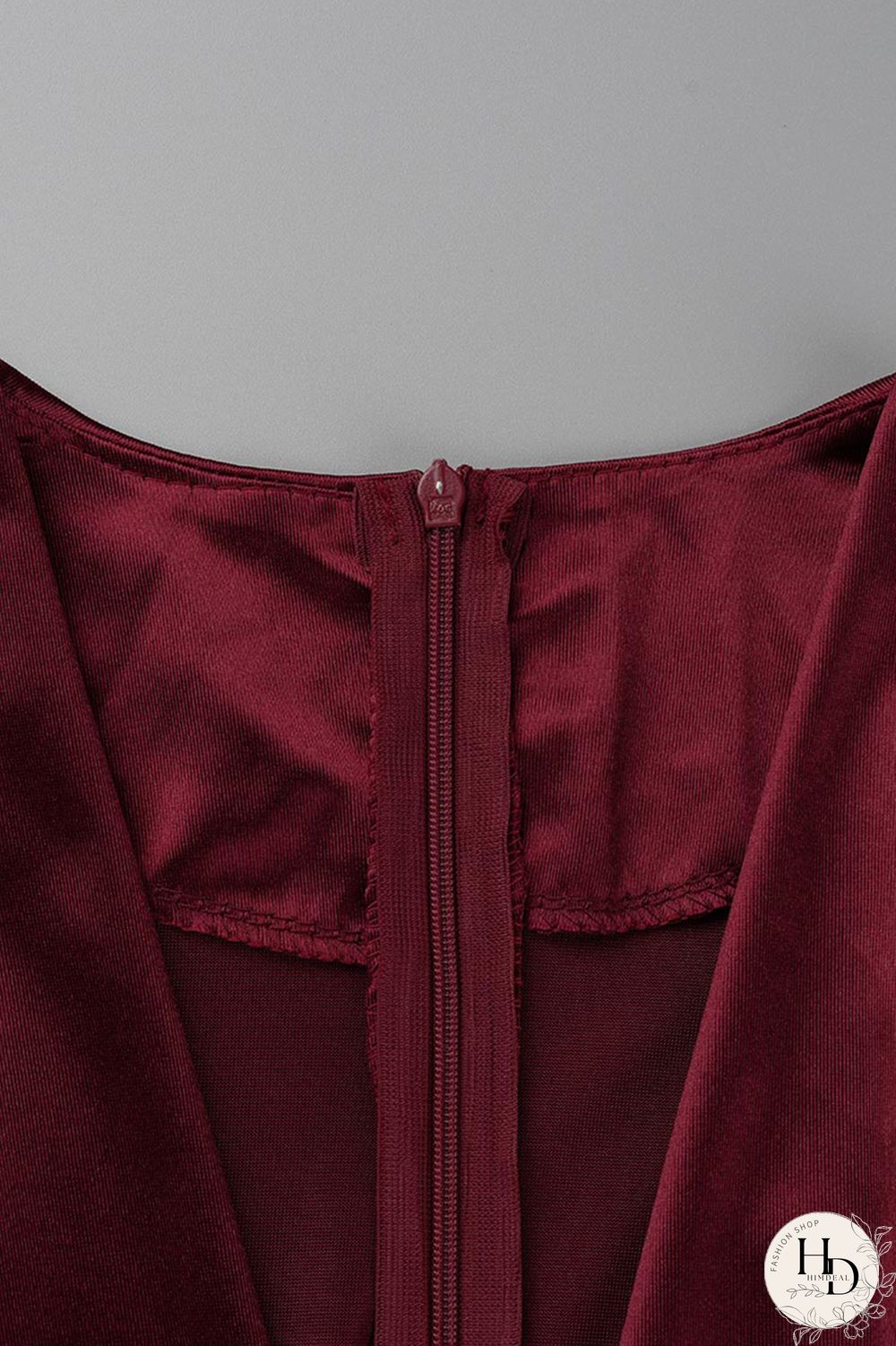 Burgundy Casual Solid Patchwork Fold V Neck Pleated Dresses